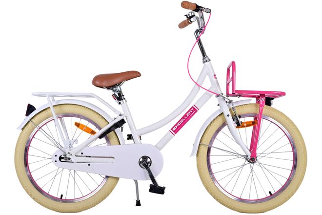 Volare Excellent Kinderfiets - Meisjes - 20 inch - Wit 1 Volare Excellent Kinderfiets - Meisjes - 20 inch - Wit