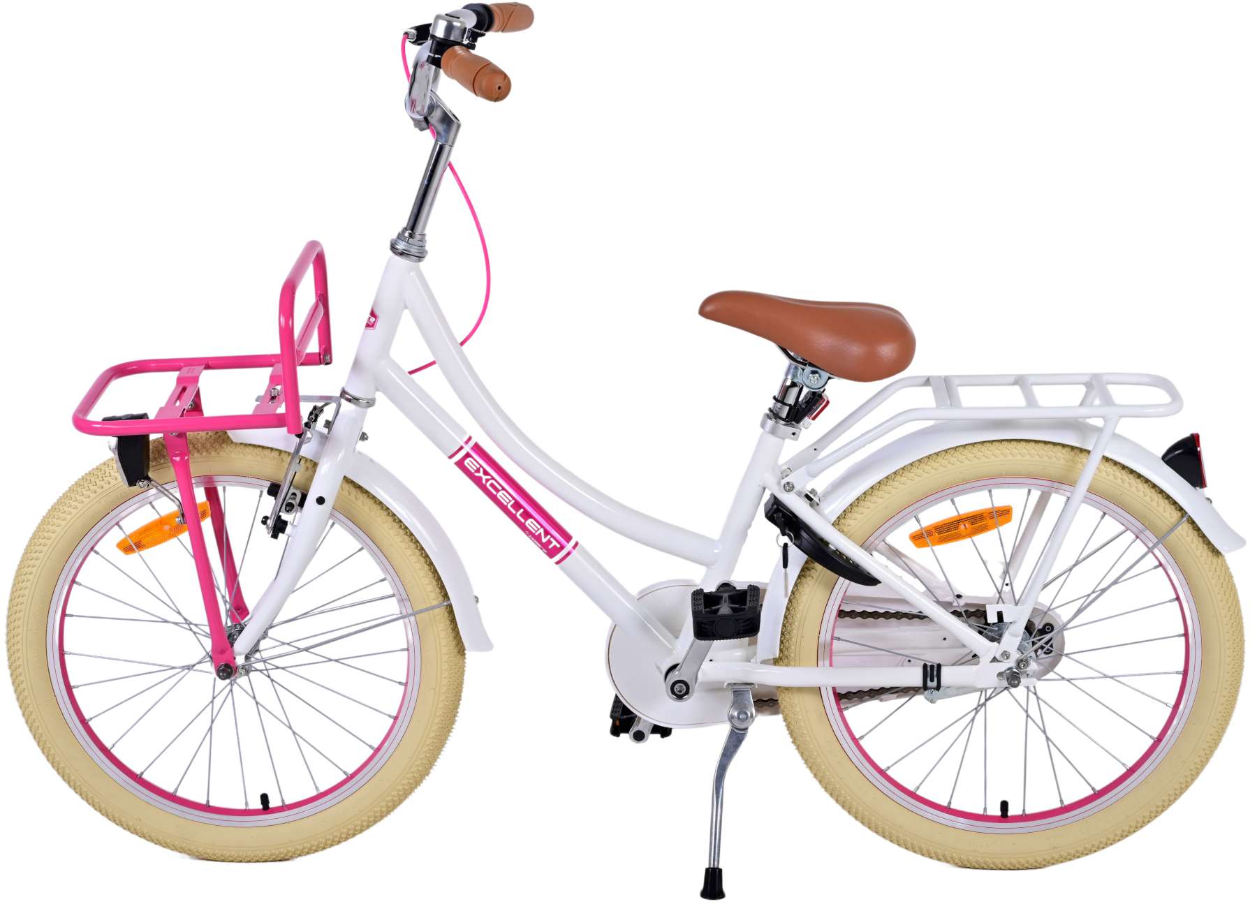 Volare Excellent Kinderfiets - Meisjes - 20 inch - Wit 8 Volare Excellent Kinderfiets - Meisjes - 20 inch - Wit - Afbeelding 8
