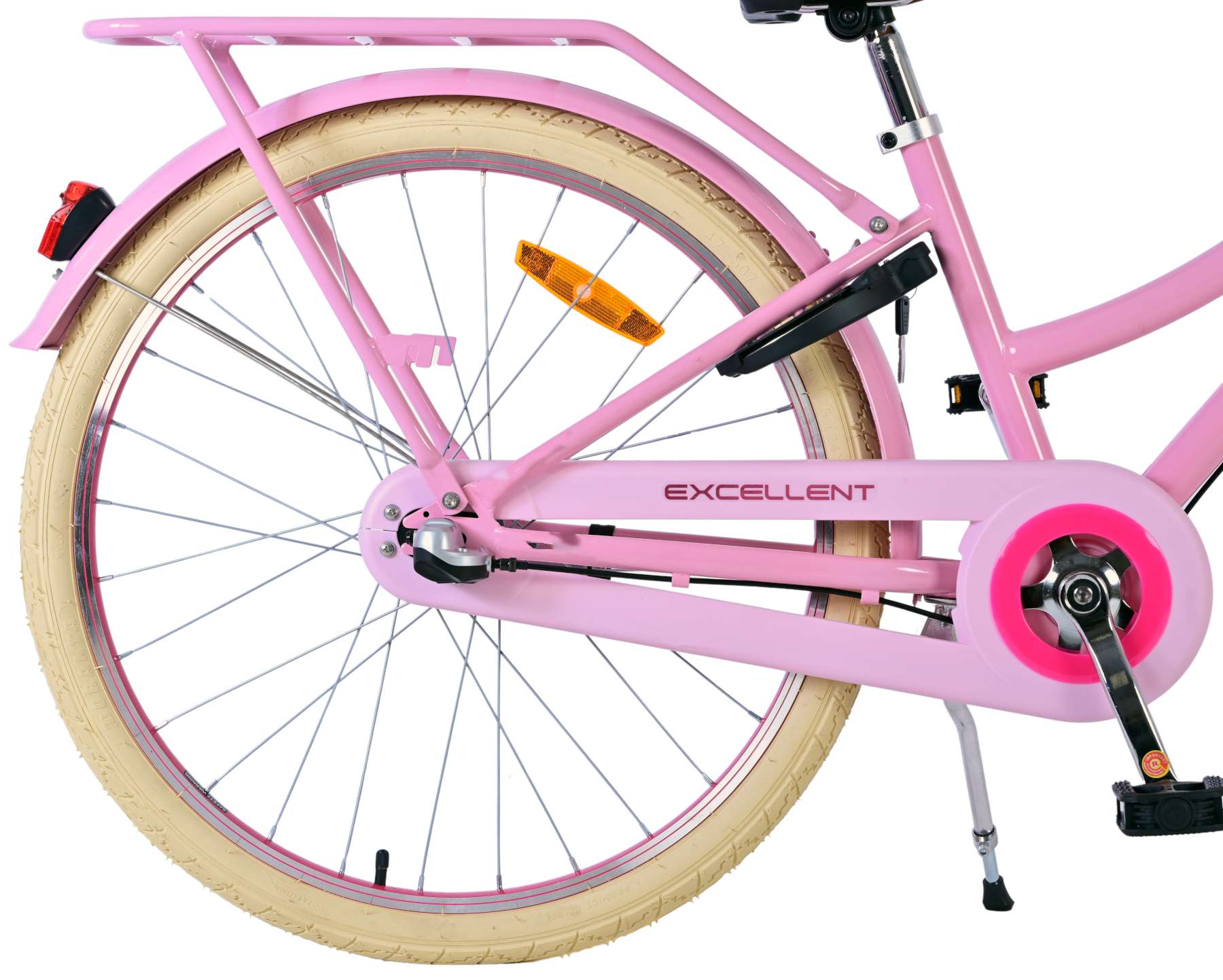 Volare Excellent Kinderfiets - Meisjes - 24 inch - Roze - 3 Versnellingen 11 Volare Excellent Kinderfiets - Meisjes - 24 inch - Roze - 3 Versnellingen - Afbeelding 11