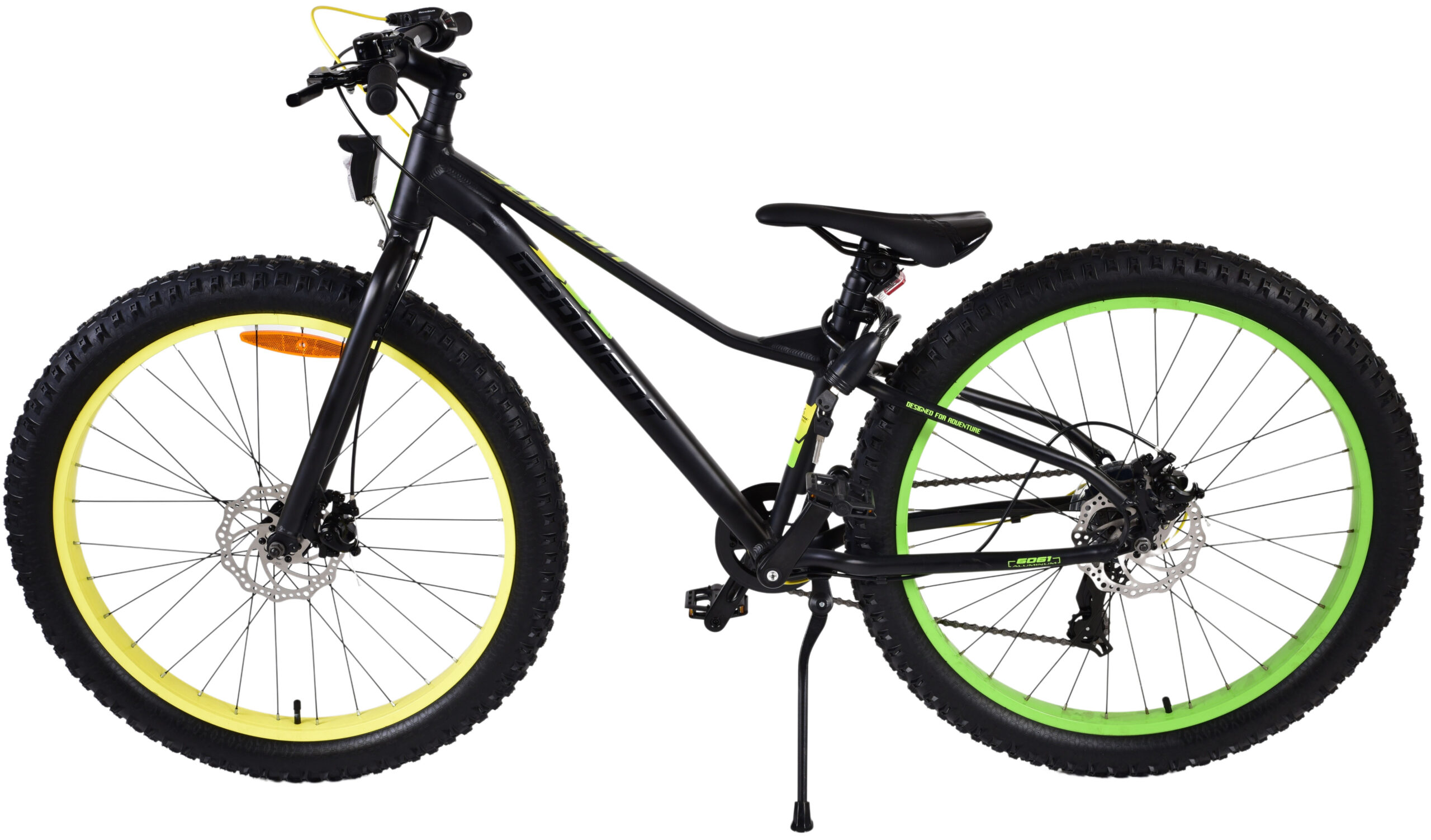 Volare Gradient Kinderfiets – Jongens – 26 inch – Zwart Geel Groen – 7 speed – Prime Collection 13 Volare Gradient Kinderfiets – Jongens – 26 inch – Zwart Geel Groen – 7 speed – Prime Collection - Afbeelding 13