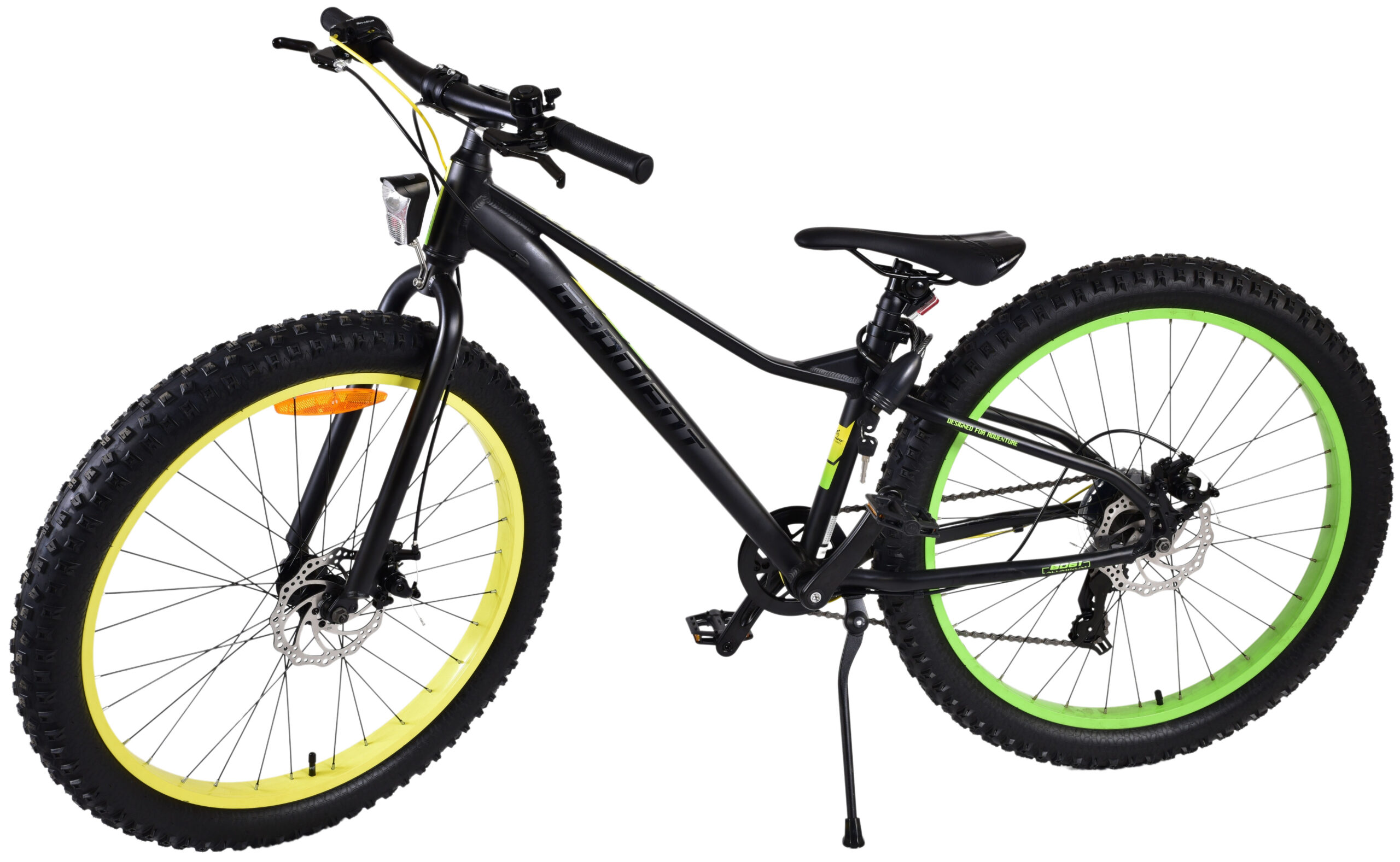 Volare Gradient Kinderfiets – Jongens – 26 inch – Zwart Geel Groen – 7 speed – Prime Collection 14 Volare Gradient Kinderfiets – Jongens – 26 inch – Zwart Geel Groen – 7 speed – Prime Collection - Afbeelding 14