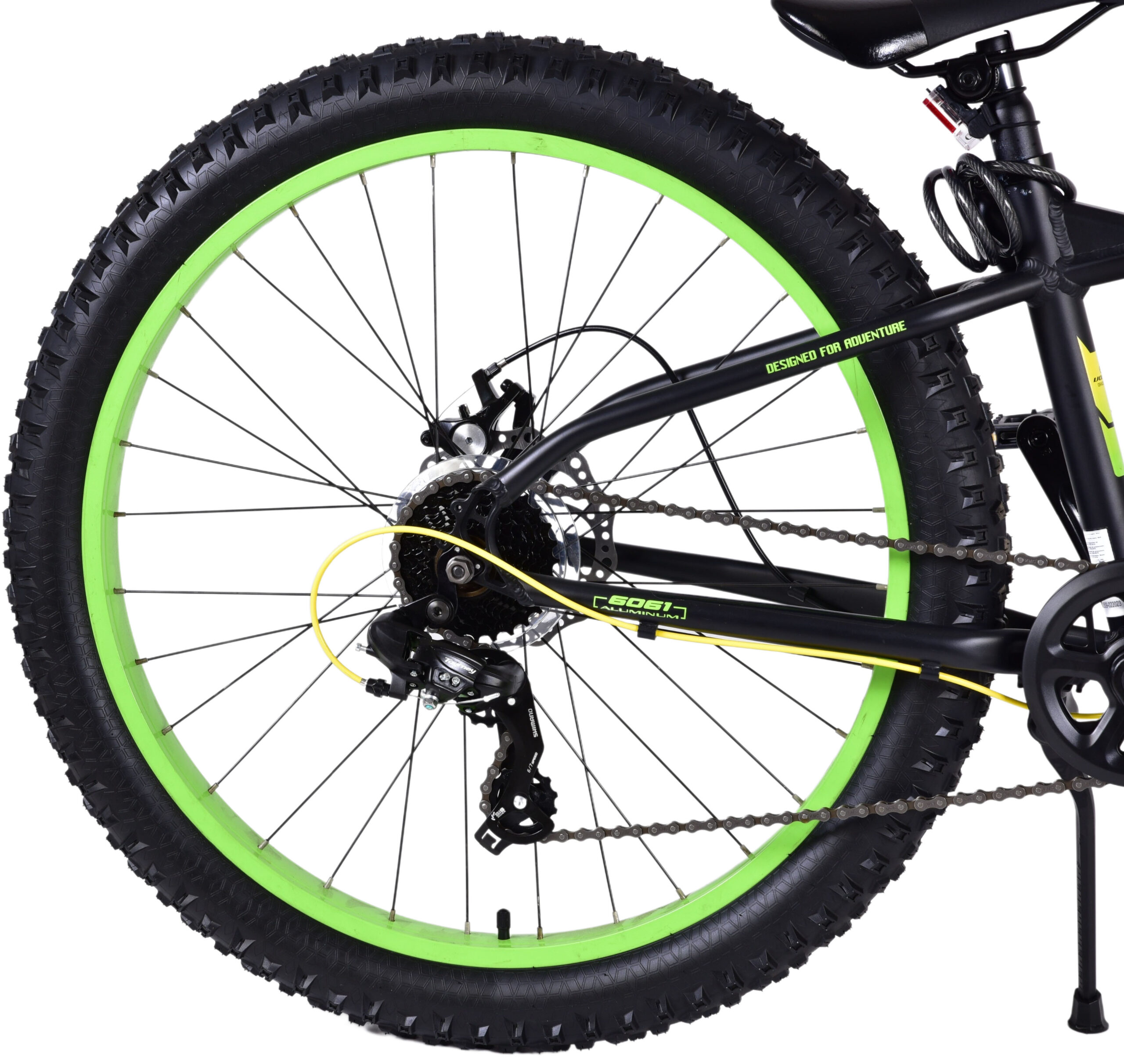 Volare Gradient Kinderfiets – Jongens – 26 inch – Zwart Geel Groen – 7 speed – Prime Collection 2 Volare Gradient Kinderfiets – Jongens – 26 inch – Zwart Geel Groen – 7 speed – Prime Collection - Afbeelding 2