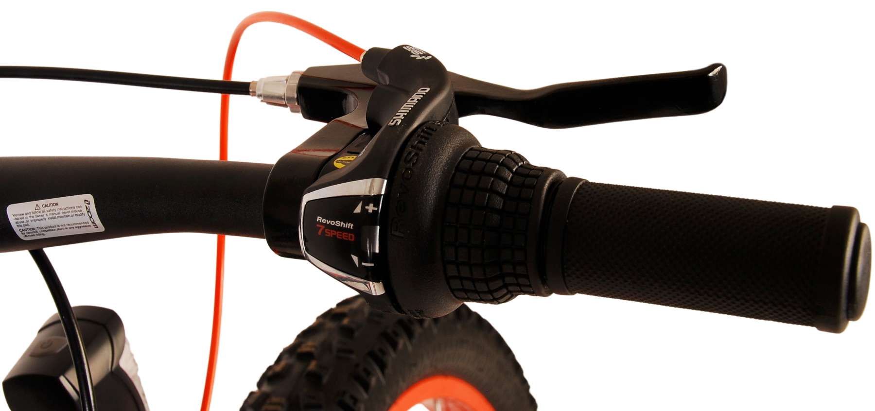 Volare Gradient Kinderfiets – Jongens – 26 inch – Zwart Oranje – 7 speed – Prime Collection 10 Volare Gradient Kinderfiets – Jongens – 26 inch – Zwart Oranje – 7 speed – Prime Collection - Afbeelding 10