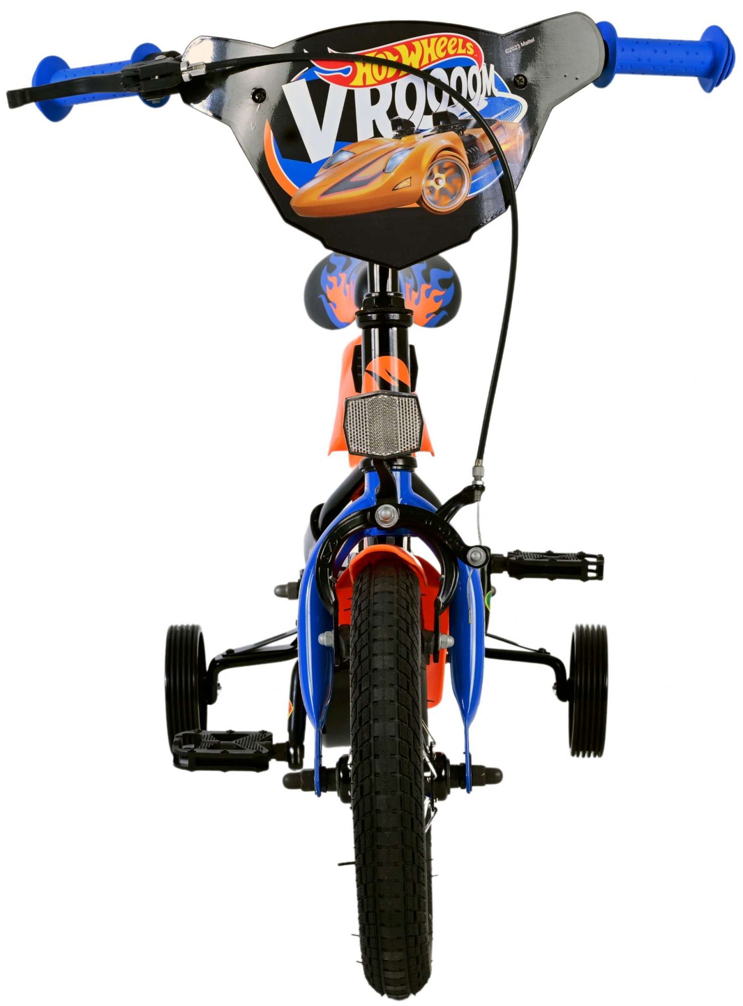 Hot Wheels Kinderfiets - Jongens - 12 inch - Zwart Oranje Blauw 7 Hot Wheels Kinderfiets - Jongens - 12 inch - Zwart Oranje Blauw - Afbeelding 7