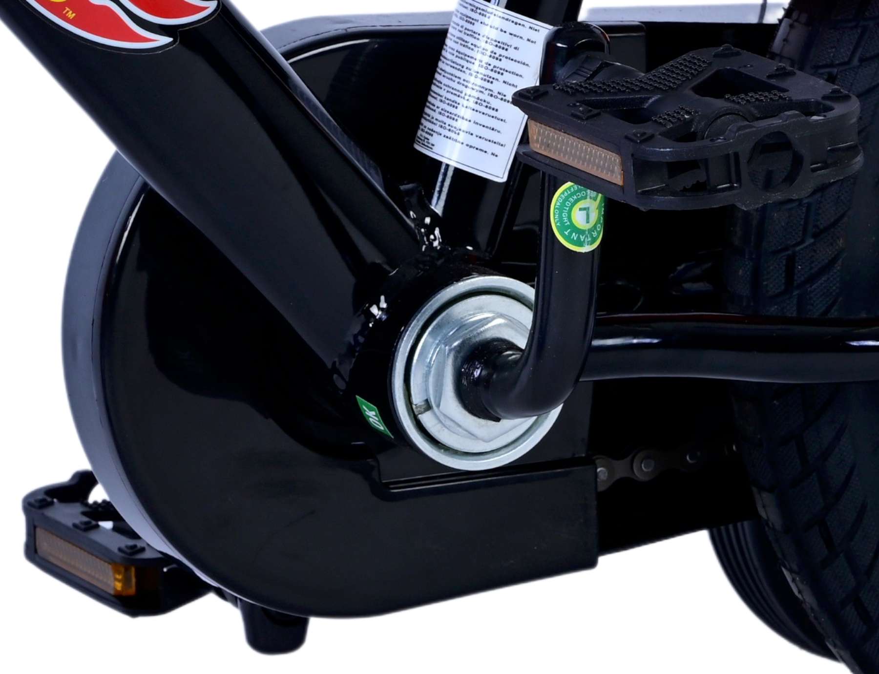 Hot Wheels Kinderfiets - Jongens - 12 inch - Zwart Oranje Blauw - Twee handremmen 10 Hot Wheels Kinderfiets - Jongens - 12 inch - Zwart Oranje Blauw - Twee handremmen - Afbeelding 10