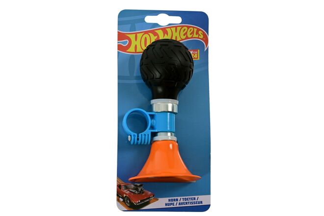Hot Wheels Fietstoeter - Jongens - Oranje zwart 1 Hot Wheels Fietstoeter - Jongens - Oranje zwart