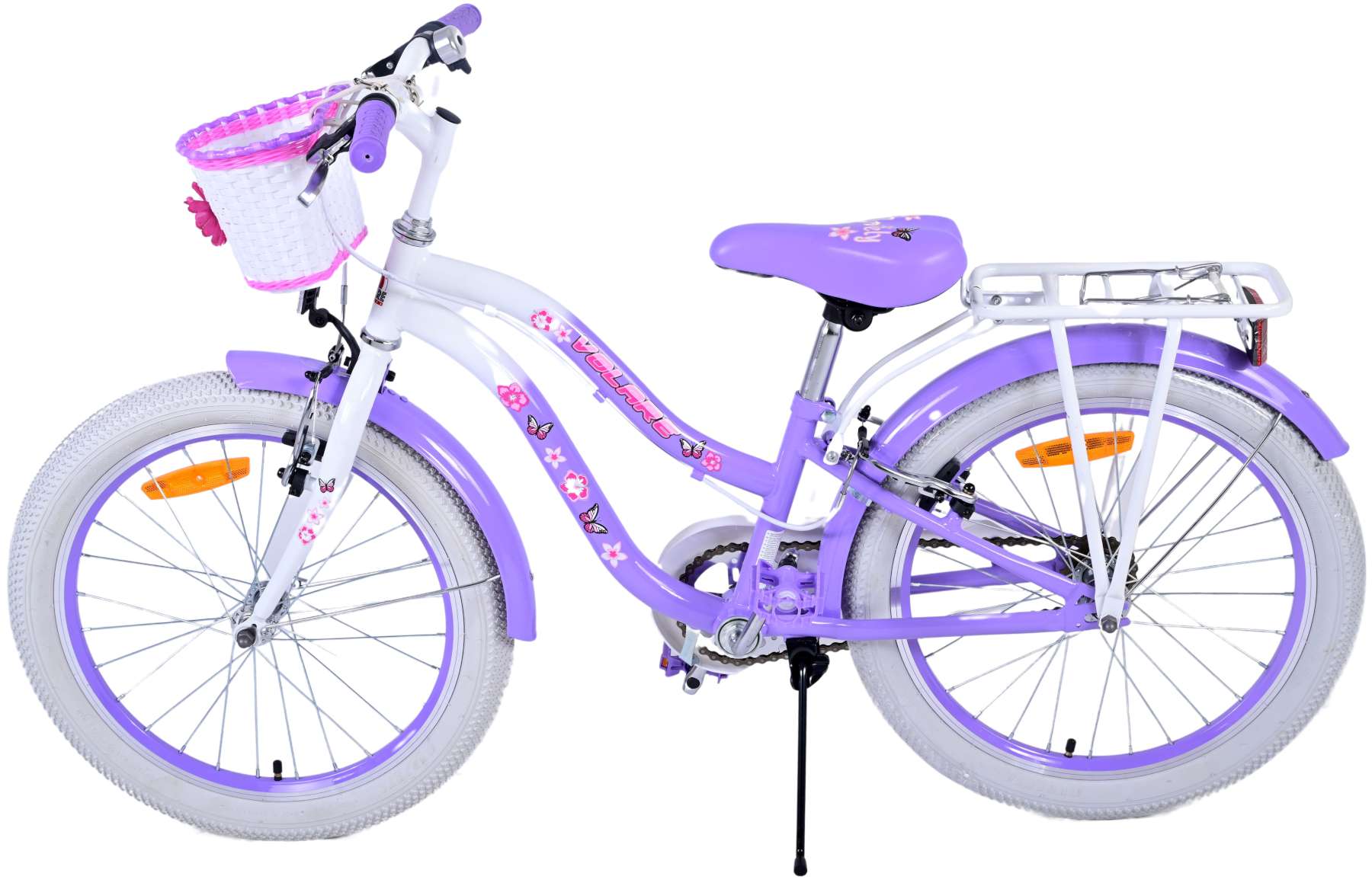 Volare Lovely Kinderfiets - Meisjes - 20 inch - Paars - Twee handremmen 13 Volare Lovely Kinderfiets - Meisjes - 20 inch - Paars - Twee handremmen - Afbeelding 13