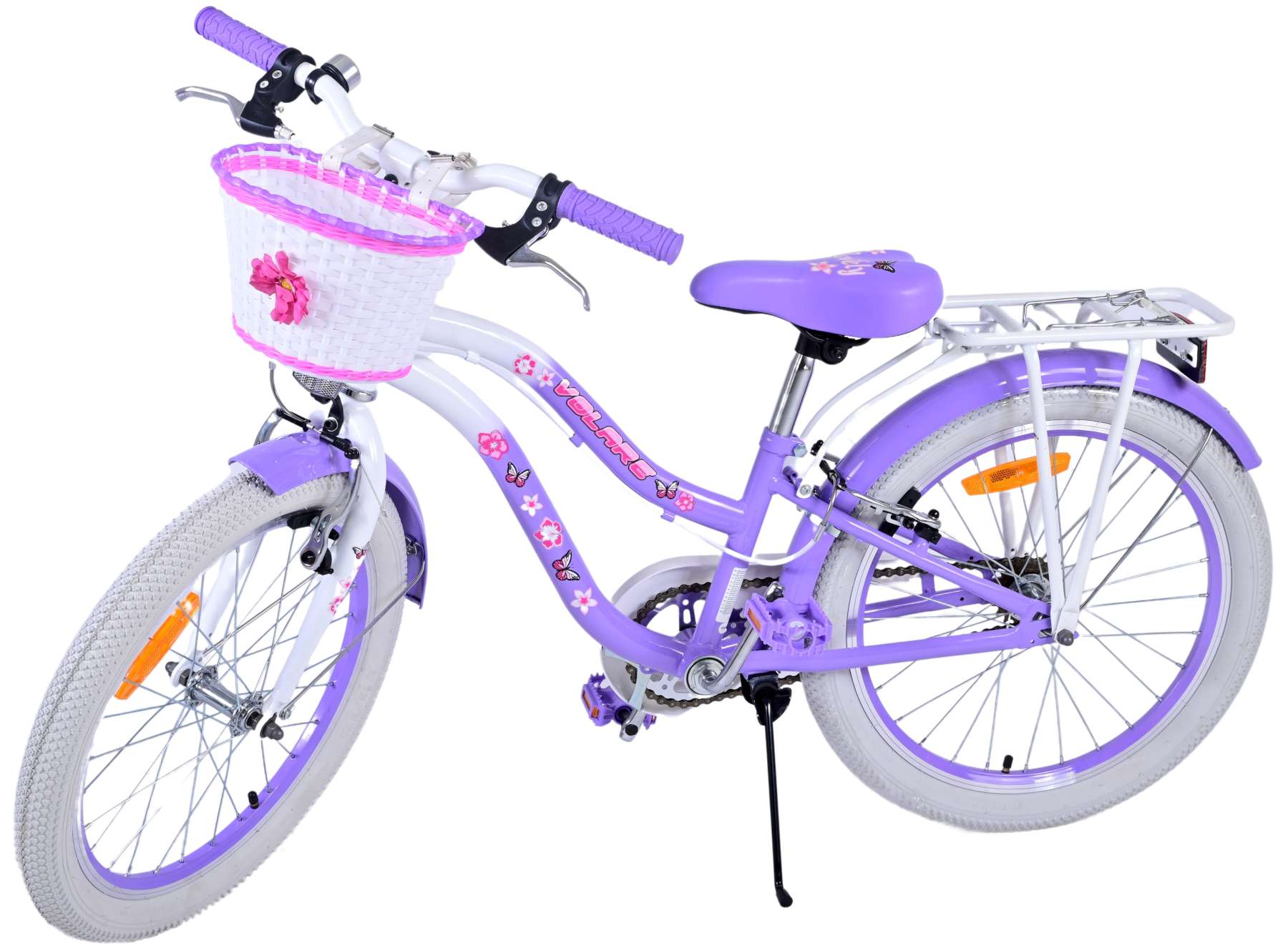 Volare Lovely Kinderfiets - Meisjes - 20 inch - Paars - Twee handremmen 14 Volare Lovely Kinderfiets - Meisjes - 20 inch - Paars - Twee handremmen - Afbeelding 14