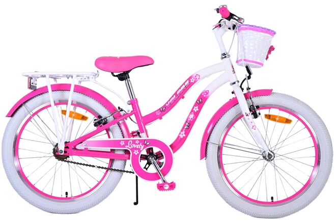 Volare Lovely Kinderfiets - Meisjes - 20 inch - Roze - Twee handremmen 1 Volare Lovely Kinderfiets - Meisjes - 20 inch - Roze - Twee handremmen