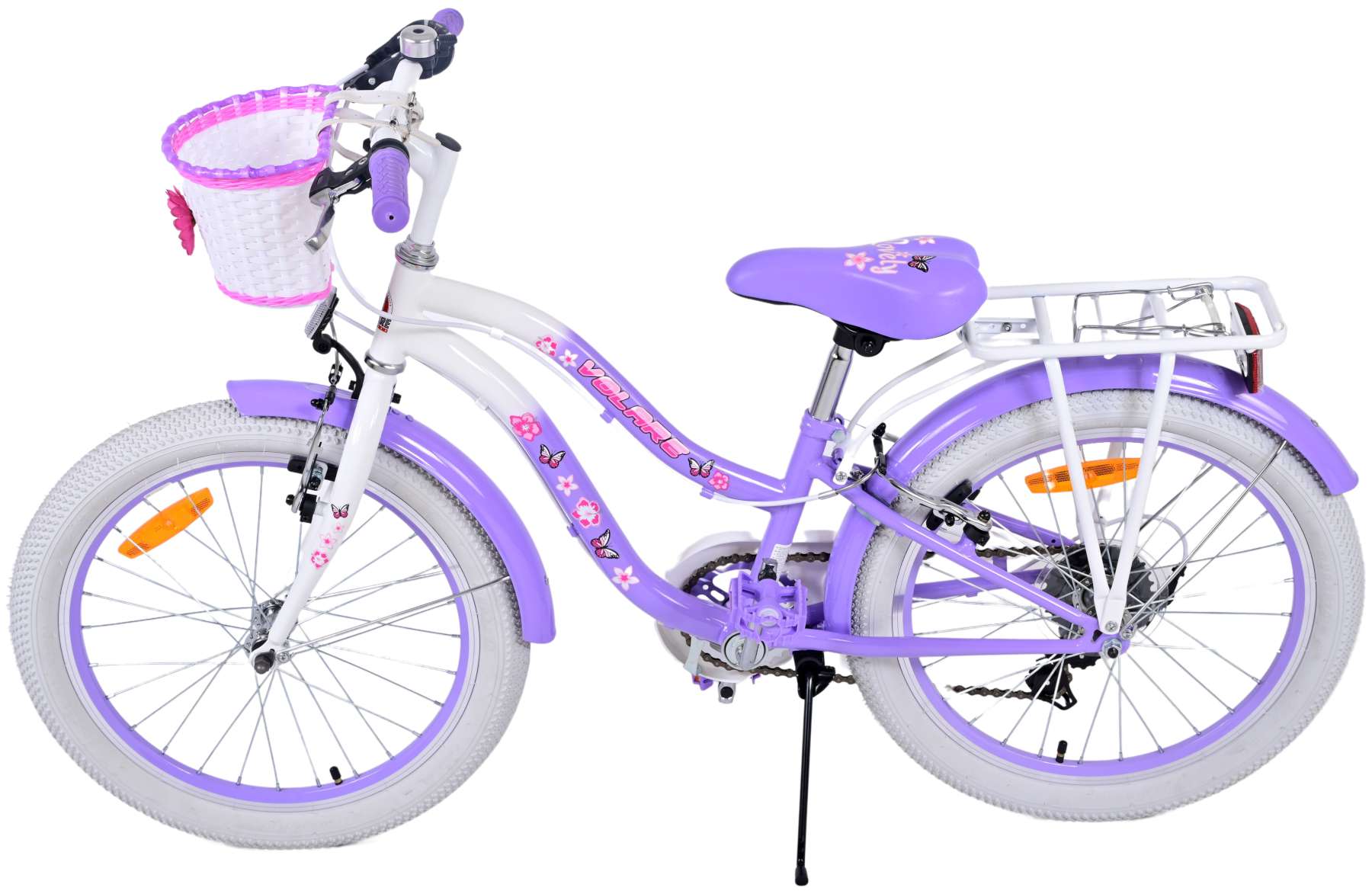 Volare Lovely Kinderfiets - Meisjes - 20 inch - Paars - 7 versnellingen 8 Volare Lovely Kinderfiets - Meisjes - 20 inch - Paars - 7 versnellingen - Afbeelding 8