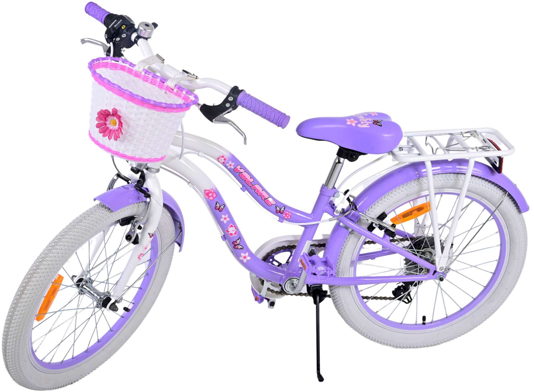 Volare Lovely Kinderfiets - Meisjes - 20 inch - Paars - 7 versnellingen 9 Volare Lovely Kinderfiets - Meisjes - 20 inch - Paars - 7 versnellingen - Afbeelding 9