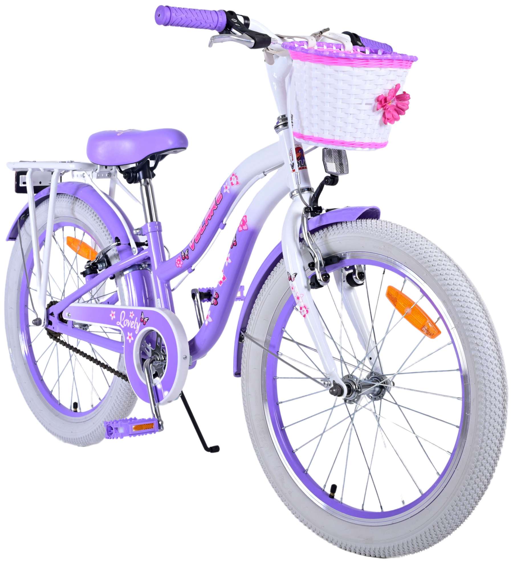 Volare Lovely Kinderfiets - Meisjes - 20 inch - Paars - Twee handremmen 10 Volare Lovely Kinderfiets - Meisjes - 20 inch - Paars - Twee handremmen - Afbeelding 10
