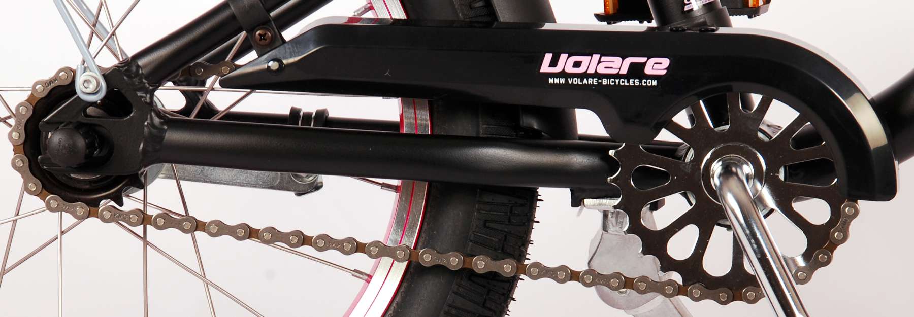 Volare Miracle Cruiser Kinderfiets - Meisjes- 16 inch - Mat Zwart - Prime Collection 7 Volare Miracle Cruiser Kinderfiets - Meisjes- 16 inch - Mat Zwart - Prime Collection - Afbeelding 7