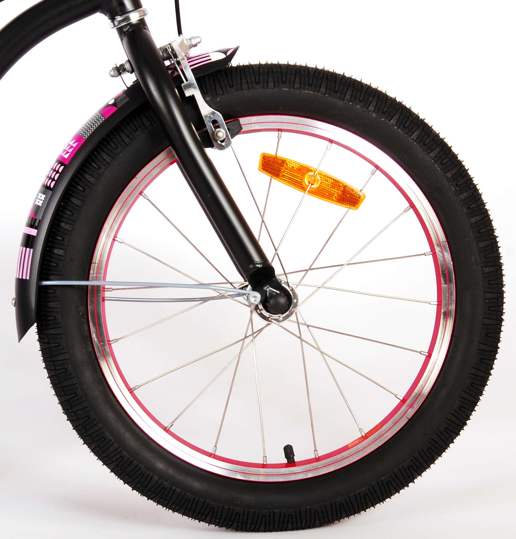 Volare Miracle Cruiser Kinderfiets - Meisjes - 18 inch - Mat Zwart - Prime Collection 5 Volare Miracle Cruiser Kinderfiets - Meisjes - 18 inch - Mat Zwart - Prime Collection - Afbeelding 5