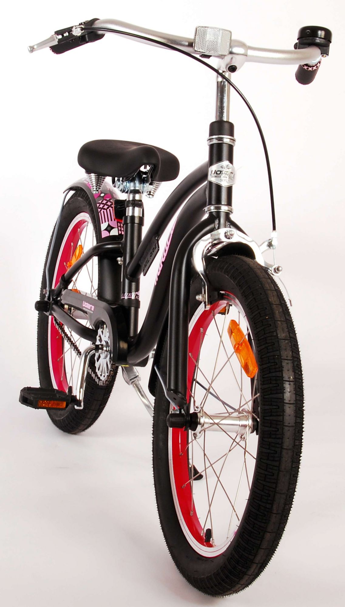 Volare Miracle Cruiser Kinderfiets - Meisjes - 18 inch - Mat Zwart - Prime Collection 10 Volare Miracle Cruiser Kinderfiets - Meisjes - 18 inch - Mat Zwart - Prime Collection - Afbeelding 10