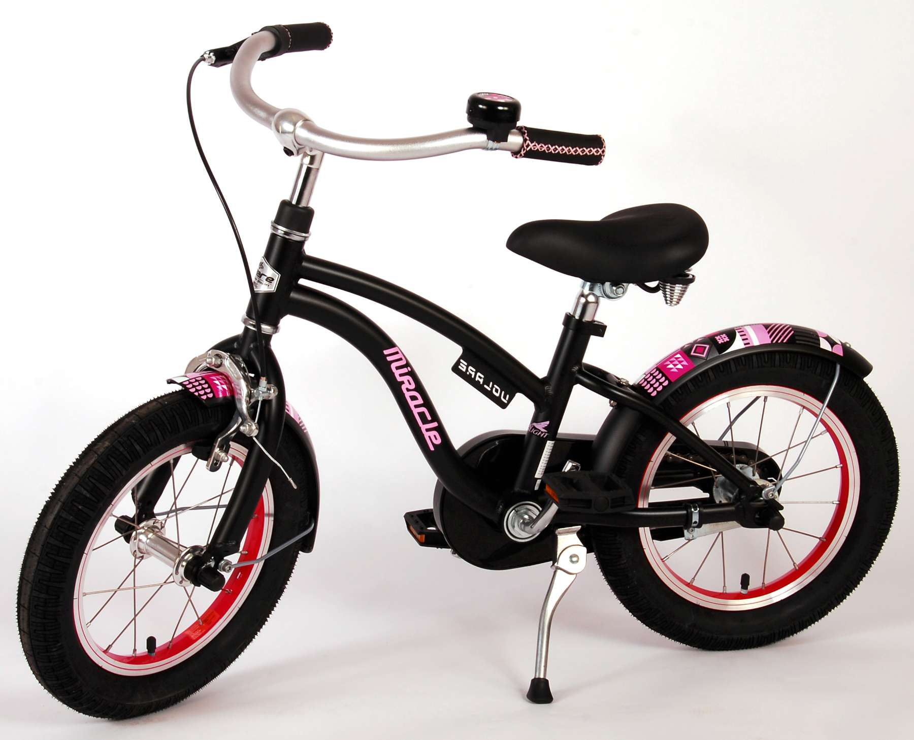 Volare Miracle Kinderfiets - Meisjes - 14 inch - Mat Zwart - Prime Collection 14 Volare Miracle Kinderfiets - Meisjes - 14 inch - Mat Zwart - Prime Collection - Afbeelding 14