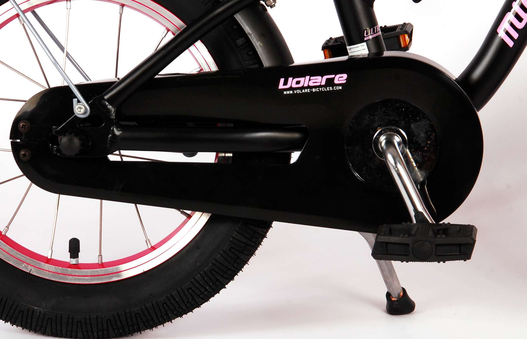 Volare Miracle Kinderfiets - Meisjes - 14 inch - Mat Zwart - Prime Collection 6 Volare Miracle Kinderfiets - Meisjes - 14 inch - Mat Zwart - Prime Collection - Afbeelding 6