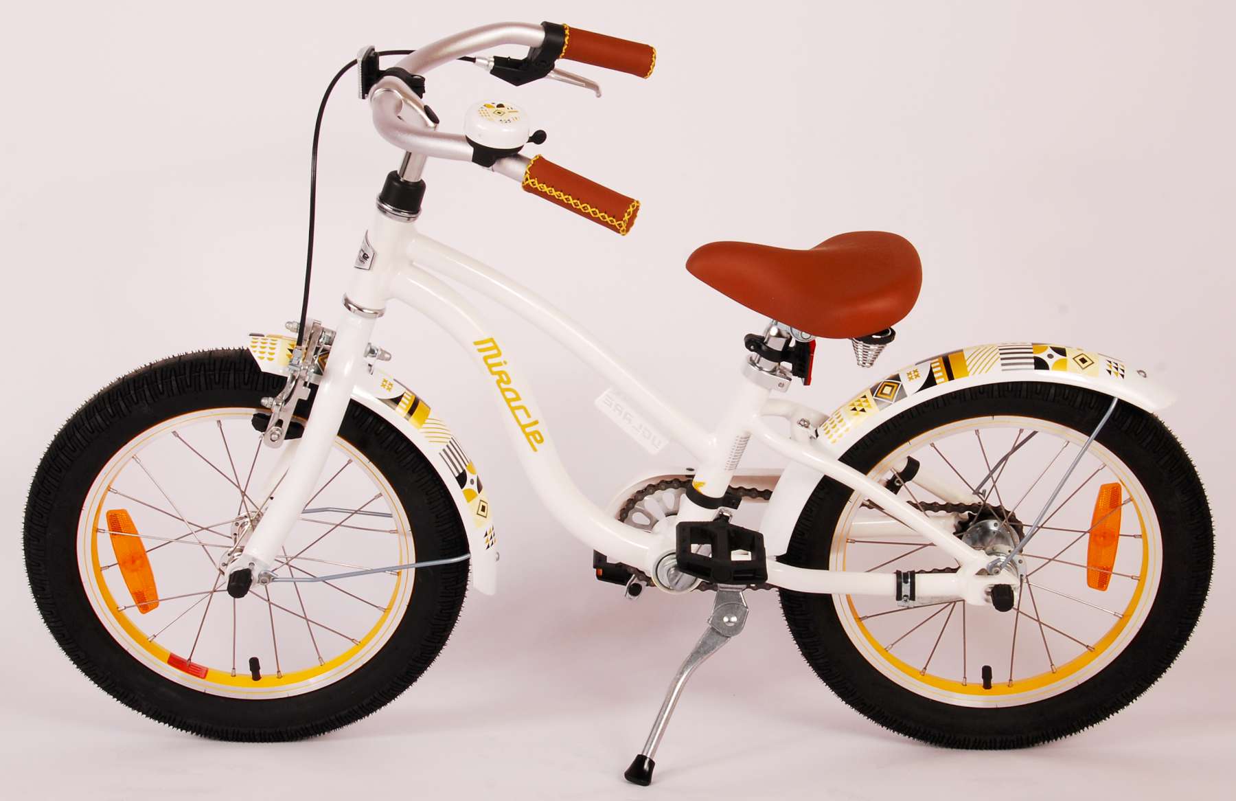 Volare Miracle Cruiser Kinderfiets - Meisjes - 16 inch - Wit - Prime Collection 12 Volare Miracle Cruiser Kinderfiets - Meisjes - 16 inch - Wit - Prime Collection - Afbeelding 12