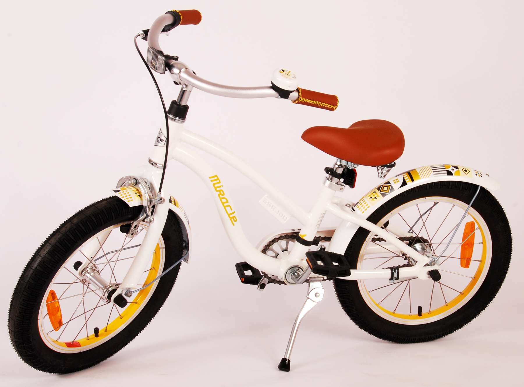Volare Miracle Cruiser Kinderfiets - Meisjes - 16 inch - Wit - Prime Collection 13 Volare Miracle Cruiser Kinderfiets - Meisjes - 16 inch - Wit - Prime Collection - Afbeelding 13