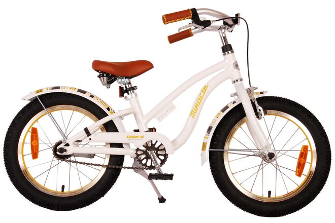 Volare Miracle Cruiser Kinderfiets - Meisjes - 16 inch - Wit - Prime Collection 1 Volare Miracle Cruiser Kinderfiets - Meisjes - 16 inch - Wit - Prime Collection