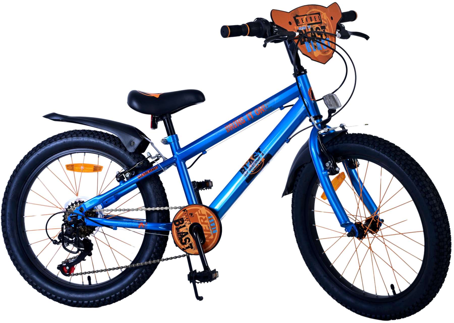 NERF Kinderfiets - Jongens - 20 inch - Satijn Blauw - 6 Speed 10 NERF Kinderfiets - Jongens - 20 inch - Satijn Blauw - 6 Speed - Afbeelding 10