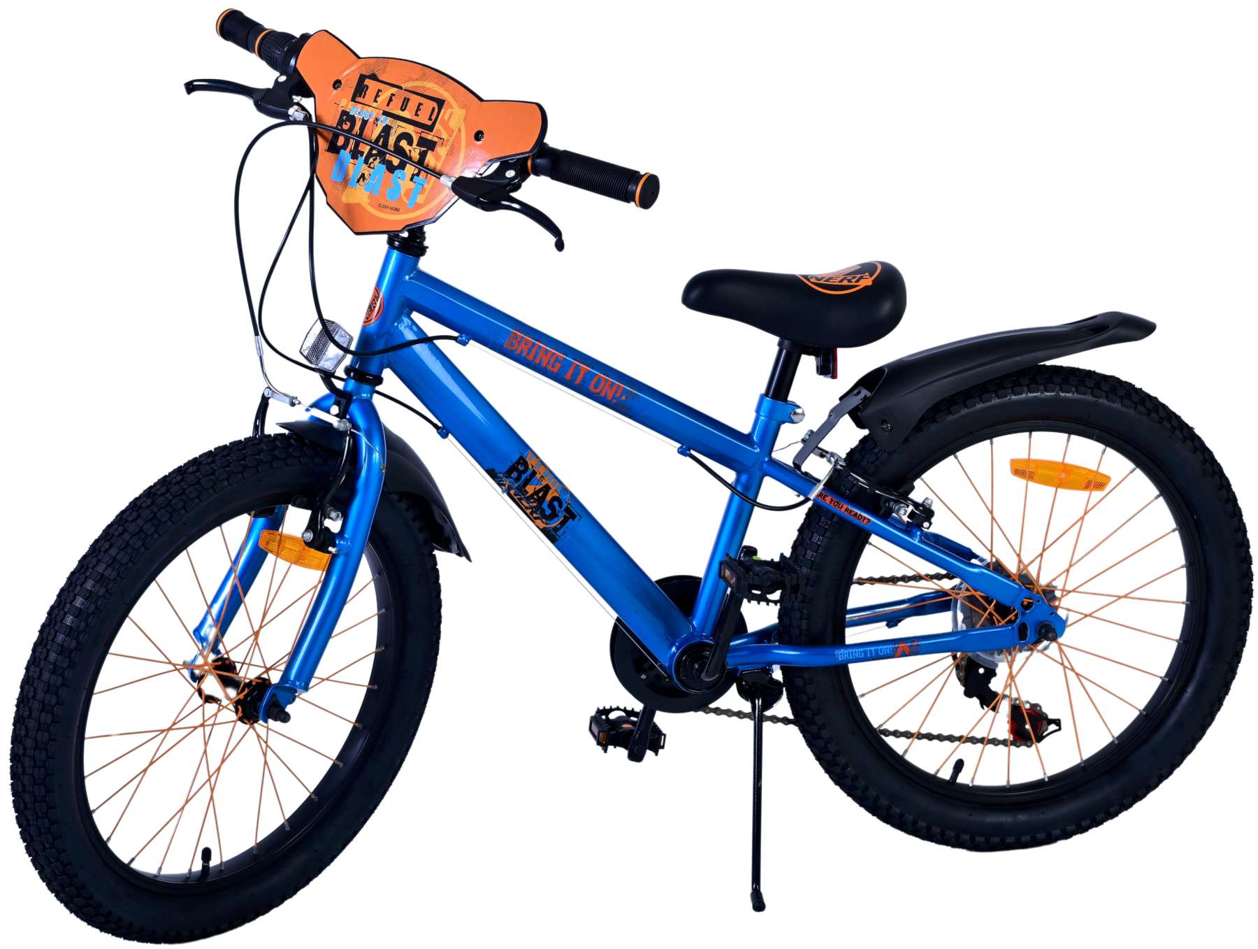 NERF Kinderfiets - Jongens - 20 inch - Satijn Blauw - 6 Speed 3 NERF Kinderfiets - Jongens - 20 inch - Satijn Blauw - 6 Speed - Afbeelding 3
