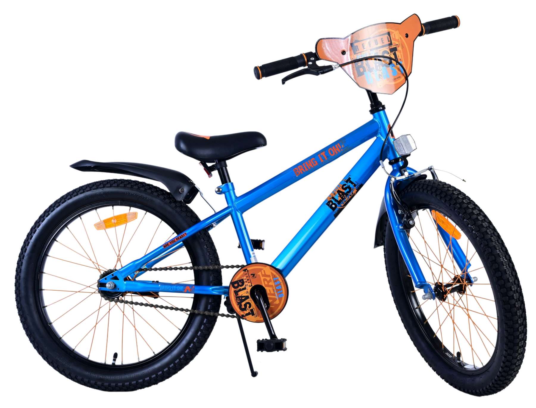 NERF Kinderfiets - Jongens - 20 inch - Satijn Blauw 2 NERF Kinderfiets - Jongens - 20 inch - Satijn Blauw - Afbeelding 2