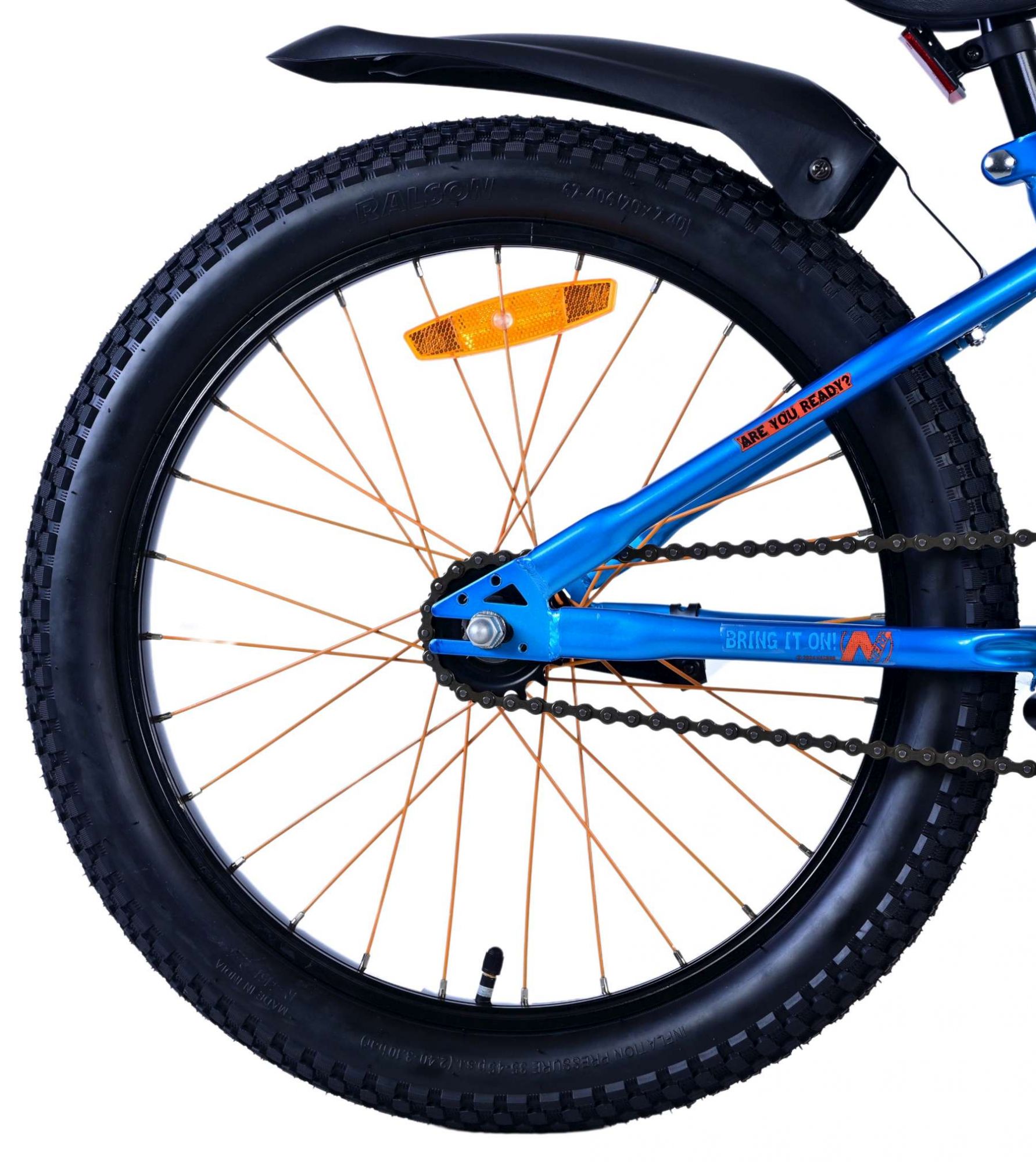 NERF Kinderfiets - Jongens - 20 inch - Satijn Blauw 10 NERF Kinderfiets - Jongens - 20 inch - Satijn Blauw - Afbeelding 10