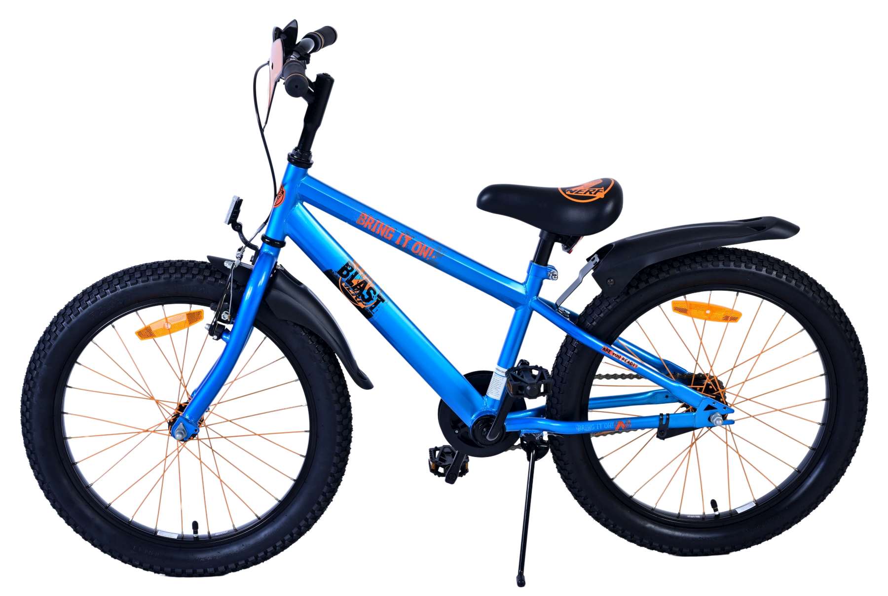 NERF Kinderfiets - Jongens - 20 inch - Satijn Blauw 5 NERF Kinderfiets - Jongens - 20 inch - Satijn Blauw - Afbeelding 5