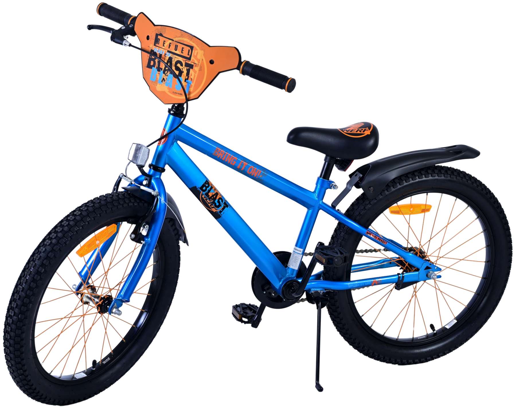NERF Kinderfiets - Jongens - 20 inch - Satijn Blauw 4 NERF Kinderfiets - Jongens - 20 inch - Satijn Blauw - Afbeelding 4