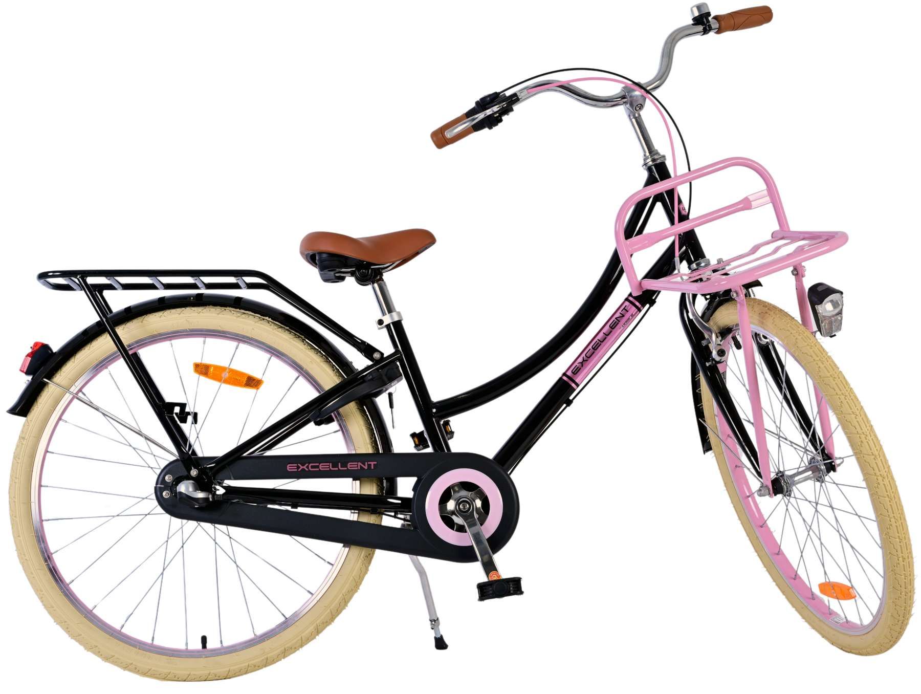 Volare Excellent Kinderfiets - Meisjes - 24 inch - Zwart - 3 Versnellingen 11 Volare Excellent Kinderfiets - Meisjes - 24 inch - Zwart - 3 Versnellingen - Afbeelding 11