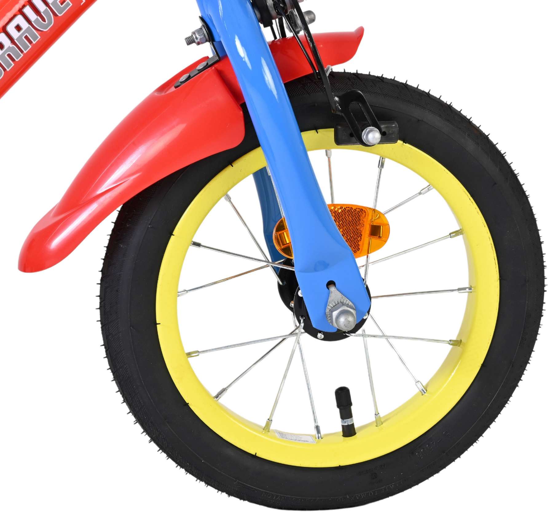 Paw Patrol Kinderfiets - Jongens - 12 inch - Rood/Blauw 3 Paw Patrol Kinderfiets - Jongens - 12 inch - Rood/Blauw - Afbeelding 3