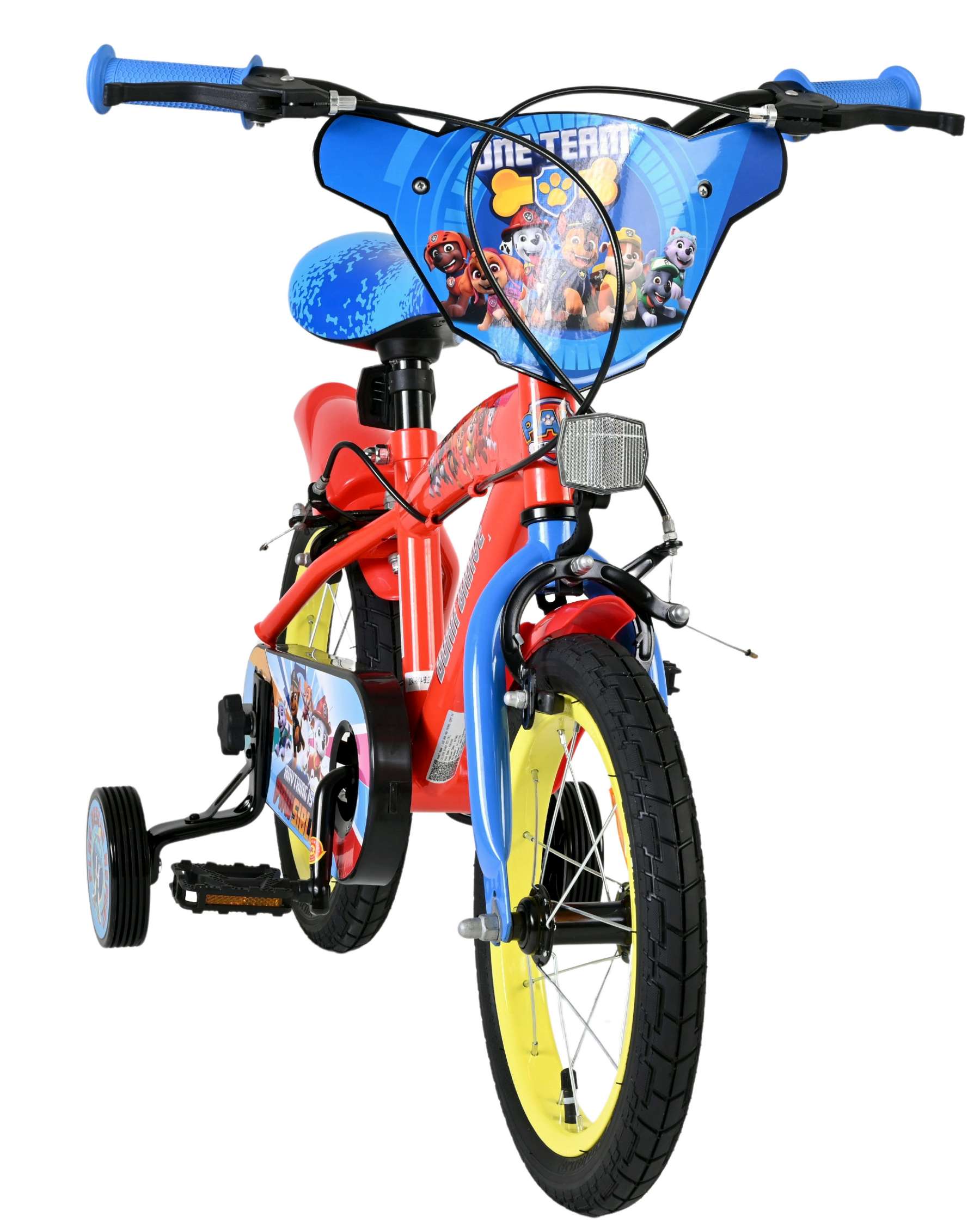 Paw Patrol Kinderfiets - Jongens - 14 inch - Twee handremmen 5 Paw Patrol Kinderfiets - Jongens - 14 inch - Twee handremmen - Afbeelding 5