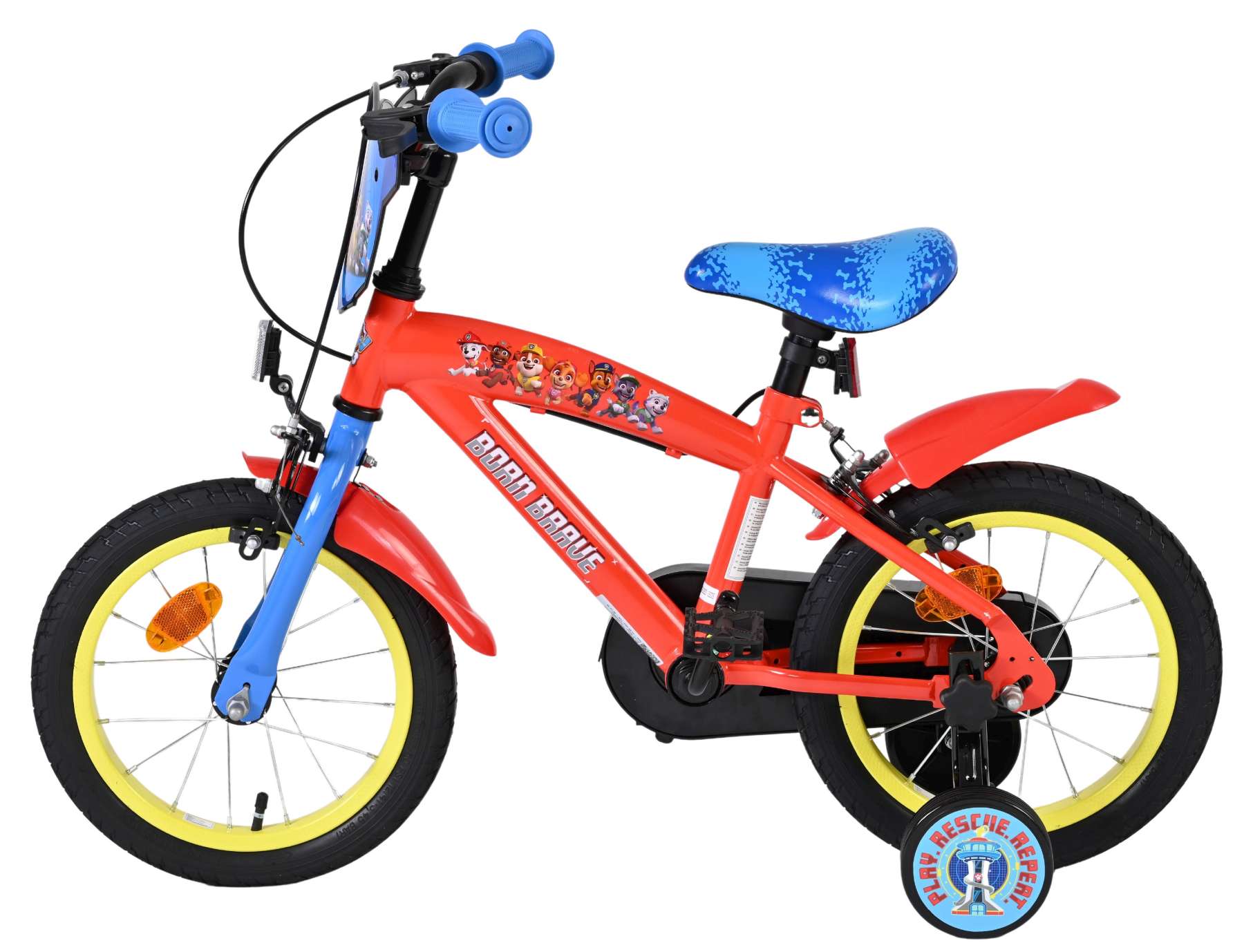 Paw Patrol Kinderfiets - Jongens - 14 inch - Twee handremmen 7 Paw Patrol Kinderfiets - Jongens - 14 inch - Twee handremmen - Afbeelding 7