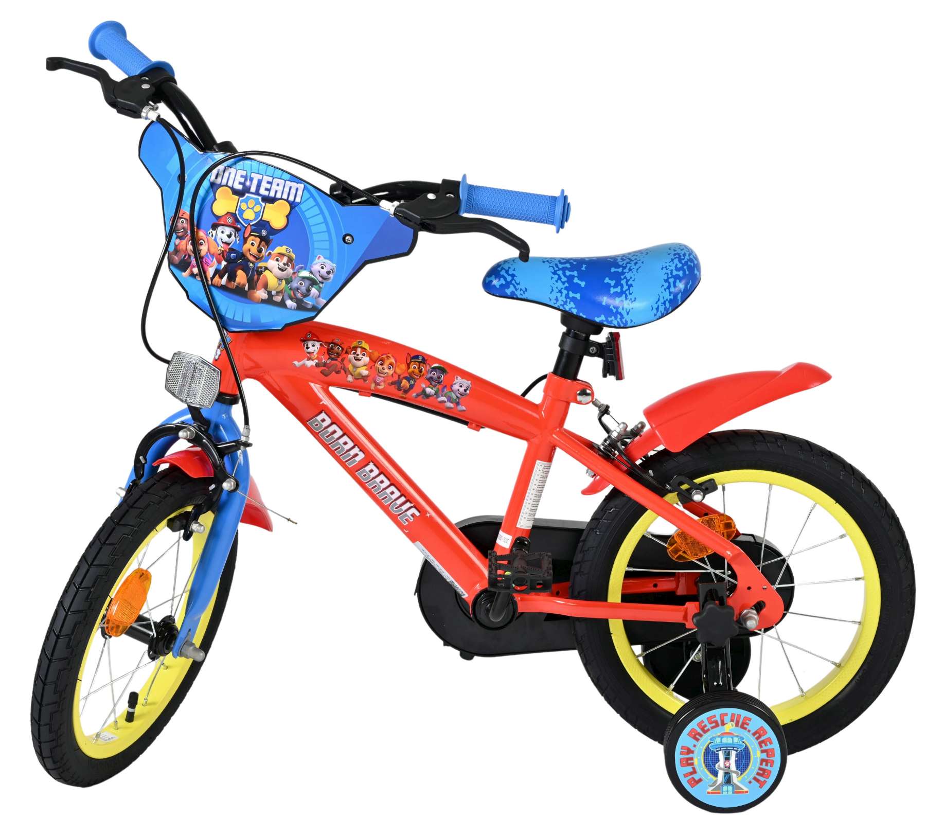 Paw Patrol Kinderfiets - Jongens - 14 inch - Twee handremmen 8 Paw Patrol Kinderfiets - Jongens - 14 inch - Twee handremmen - Afbeelding 8