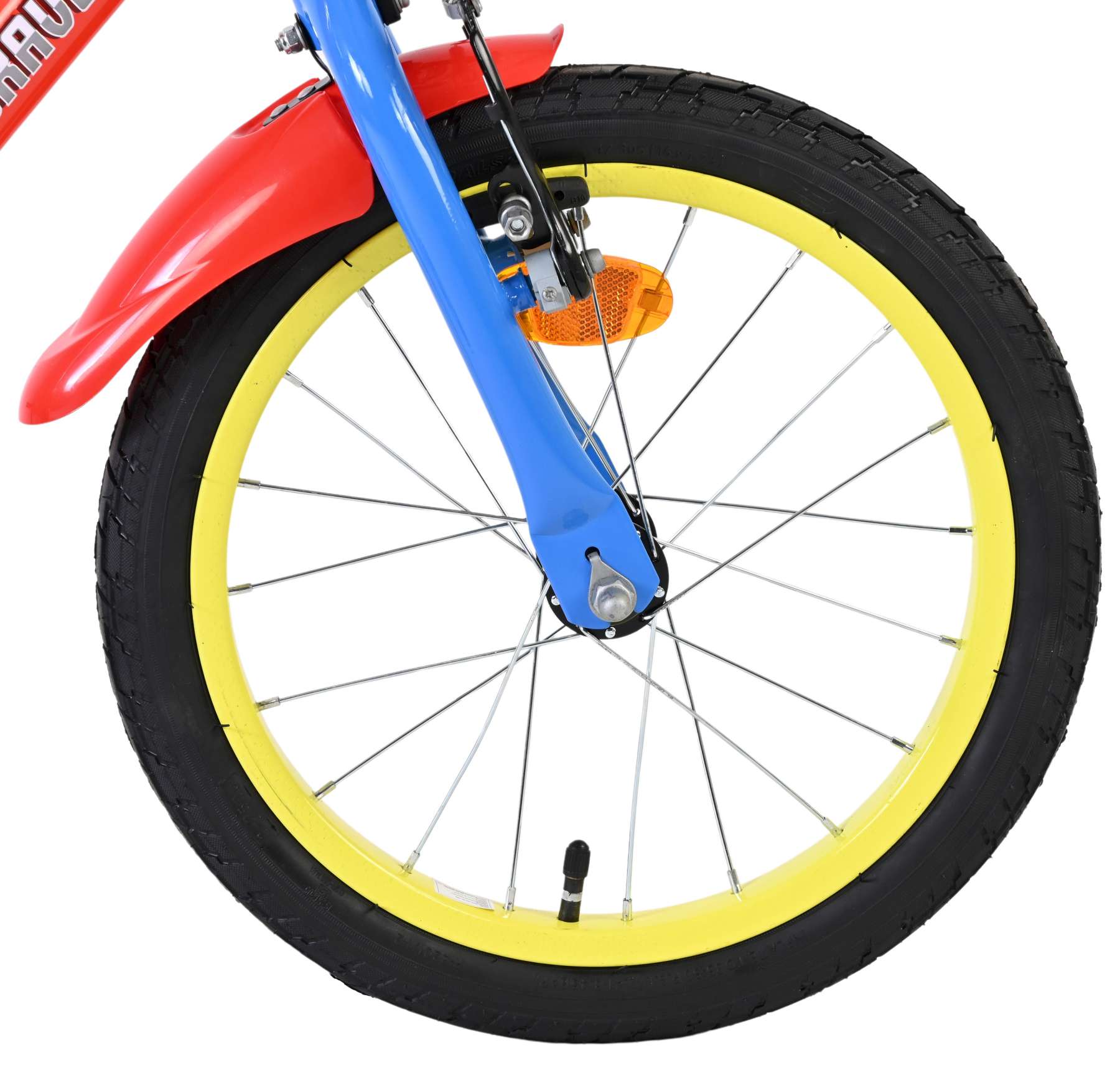 Paw Patrol Kinderfiets - Jongens - 16 inch - Rood Blauw 3 Paw Patrol Kinderfiets - Jongens - 16 inch - Rood Blauw - Afbeelding 3