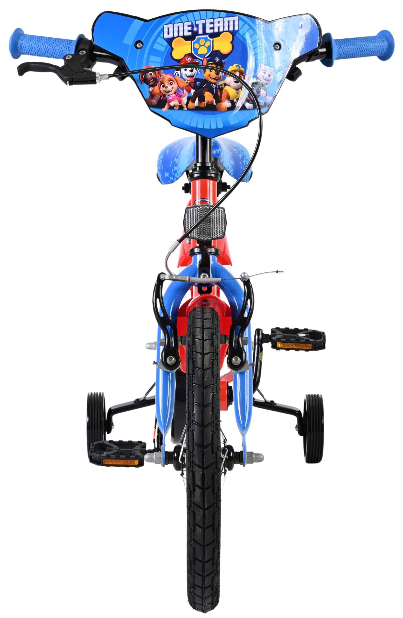 Paw Patrol Kinderfiets - Jongens - 16 inch - Rood Blauw 6 Paw Patrol Kinderfiets - Jongens - 16 inch - Rood Blauw - Afbeelding 6