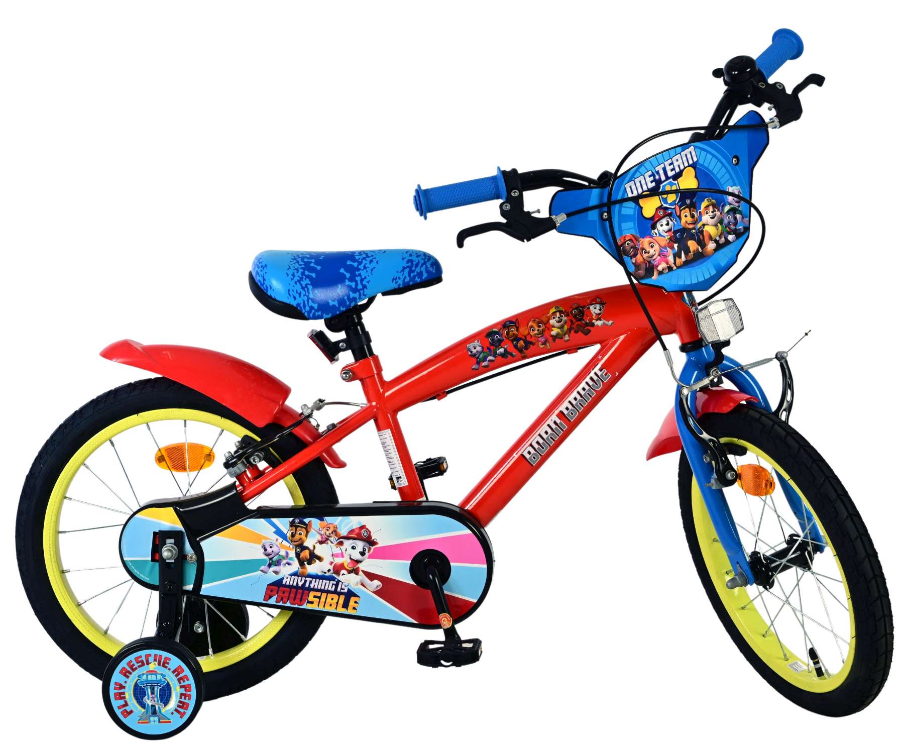 Paw Patrol Kinderfiets - Jongens - 16 inch - Rood - Twee handremmen 10 Paw Patrol Kinderfiets - Jongens - 16 inch - Rood - Twee handremmen - Afbeelding 10