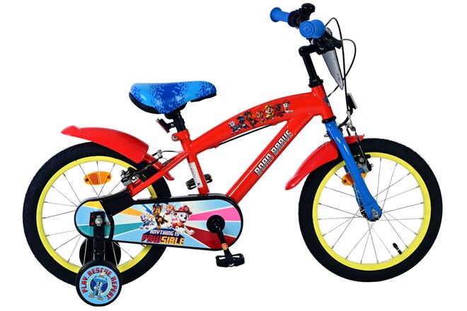 Paw Patrol Kinderfiets - Jongens - 16 inch - Rood - Twee handremmen 1 Paw Patrol Kinderfiets - Jongens - 16 inch - Rood - Twee handremmen