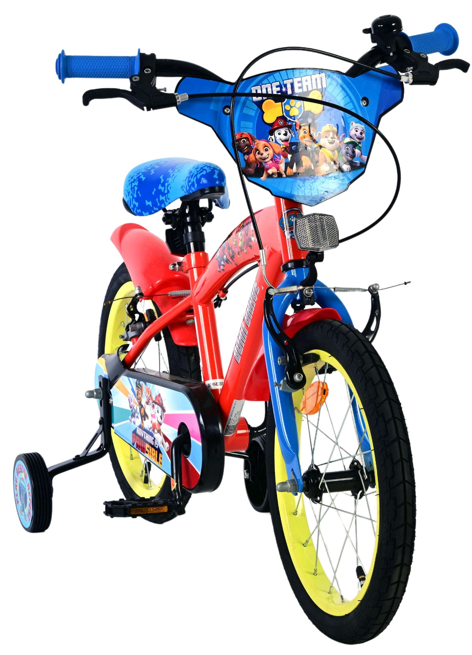 Paw Patrol Kinderfiets - Jongens - 16 inch - Rood - Twee handremmen 5 Paw Patrol Kinderfiets - Jongens - 16 inch - Rood - Twee handremmen - Afbeelding 5