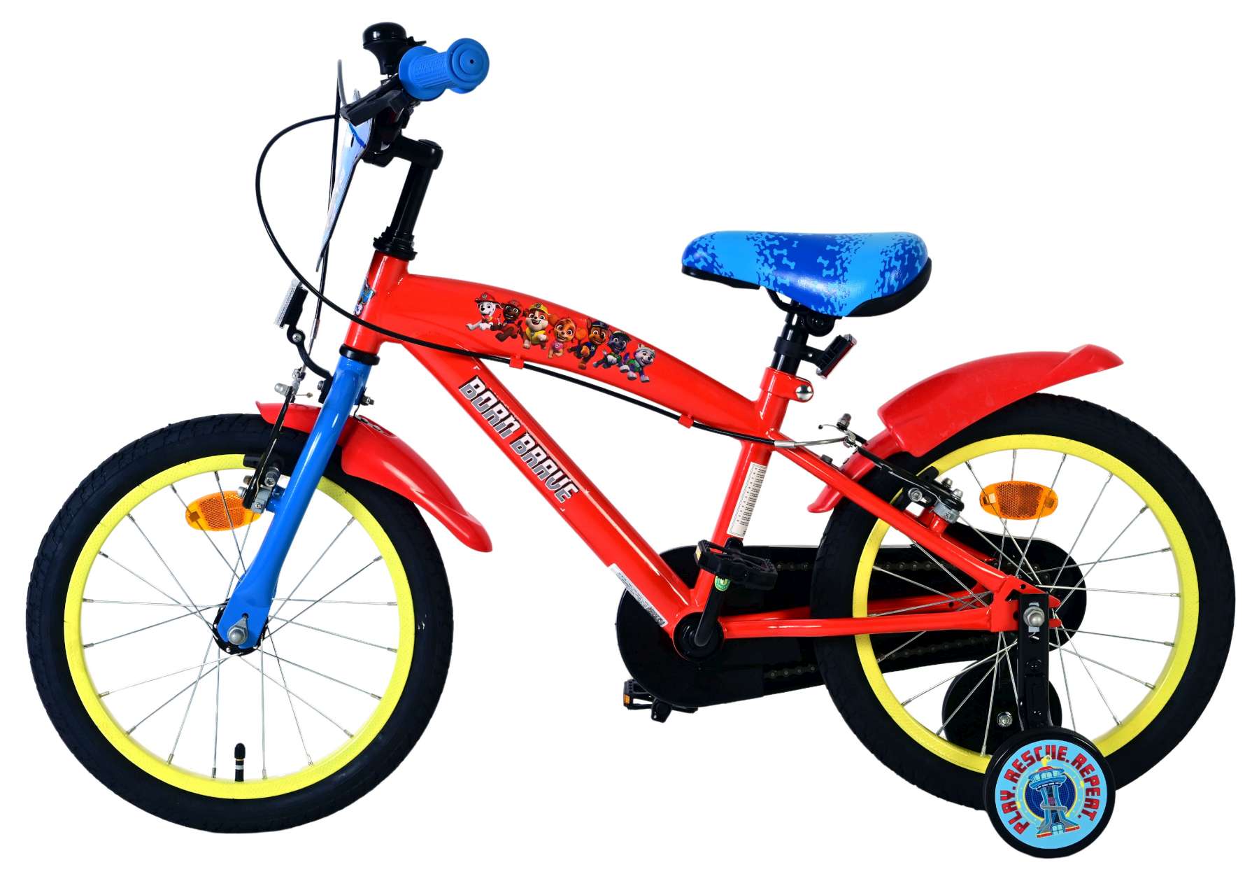 Paw Patrol Kinderfiets - Jongens - 16 inch - Rood - Twee handremmen 7 Paw Patrol Kinderfiets - Jongens - 16 inch - Rood - Twee handremmen - Afbeelding 7