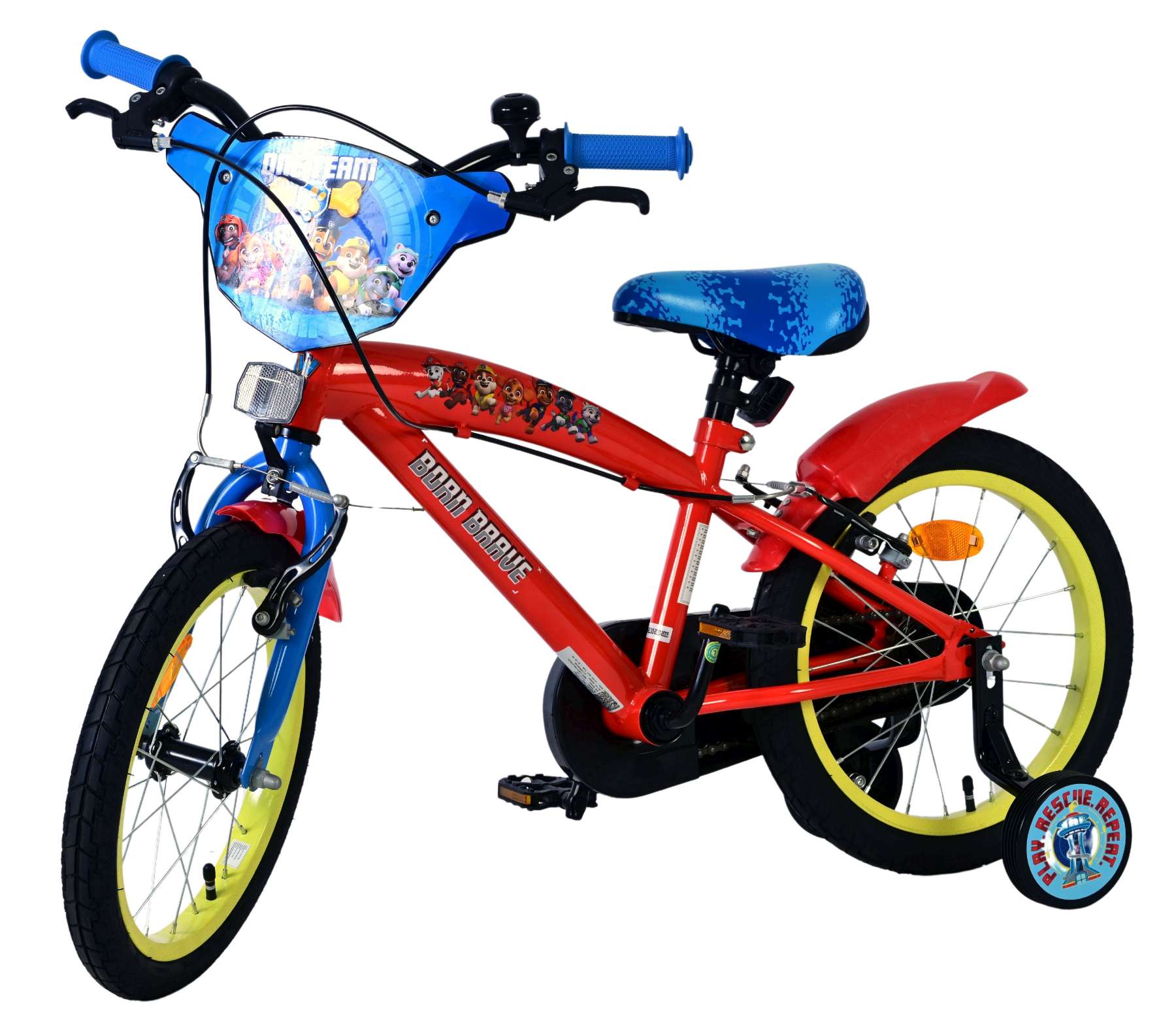 Paw Patrol Kinderfiets - Jongens - 16 inch - Rood - Twee handremmen 8 Paw Patrol Kinderfiets - Jongens - 16 inch - Rood - Twee handremmen - Afbeelding 8