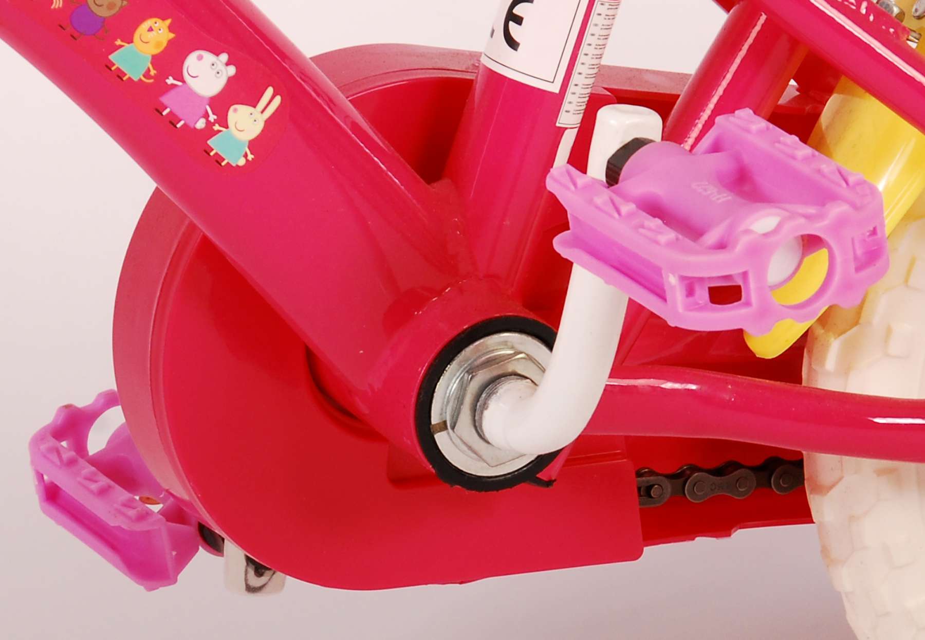 Peppa Pig Kinderfiets - Meisjes - 10 inch - Roze/Blauw - Doortrapper 4 Peppa Pig Kinderfiets - Meisjes - 10 inch - Roze/Blauw - Doortrapper - Afbeelding 4