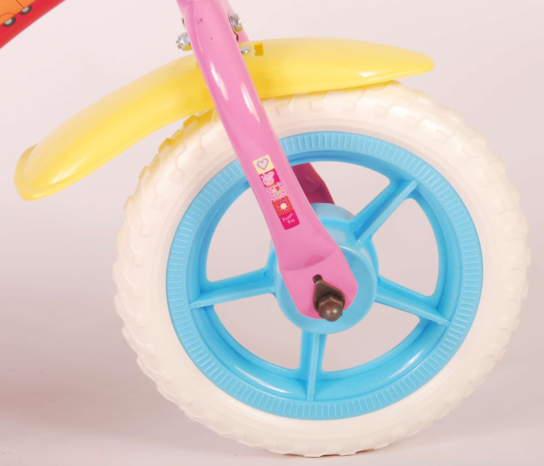 Peppa Pig Kinderfiets - Meisjes - 10 inch - Roze/Blauw - Doortrapper 11 Peppa Pig Kinderfiets - Meisjes - 10 inch - Roze/Blauw - Doortrapper - Afbeelding 11