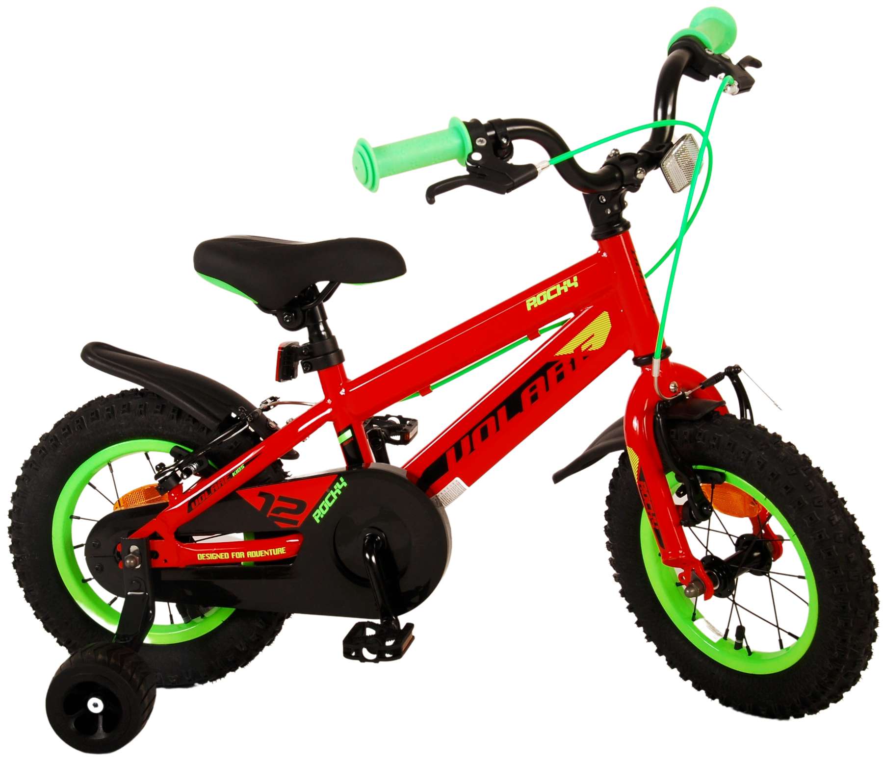 Volare Rocky Kinderfiets - Jongens - 12 inch - Rood 13 Volare Rocky Kinderfiets - Jongens - 12 inch - Rood - Afbeelding 13