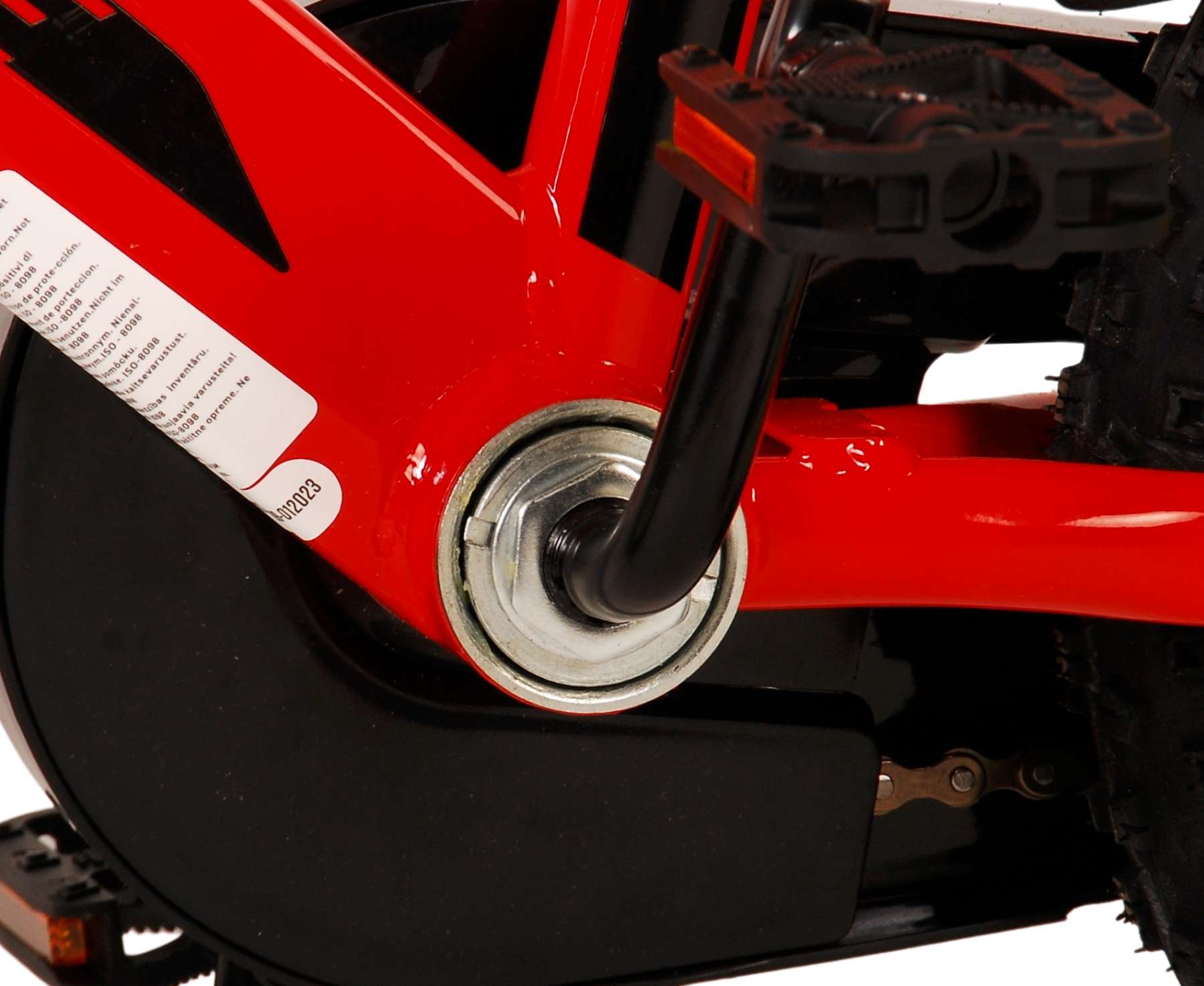 Volare Rocky Kinderfiets - Jongens - 12 inch - Rood 15 Volare Rocky Kinderfiets - Jongens - 12 inch - Rood - Afbeelding 15