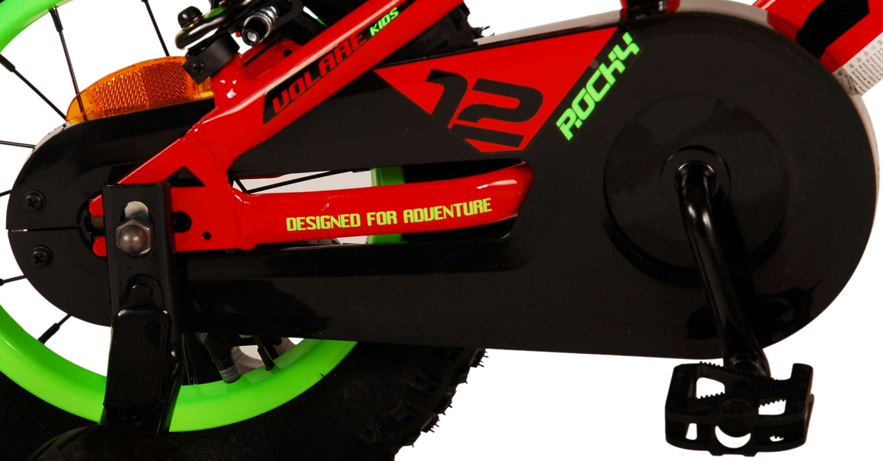 Volare Rocky Kinderfiets - Jongens - 12 inch - Rood 10 Volare Rocky Kinderfiets - Jongens - 12 inch - Rood - Afbeelding 10