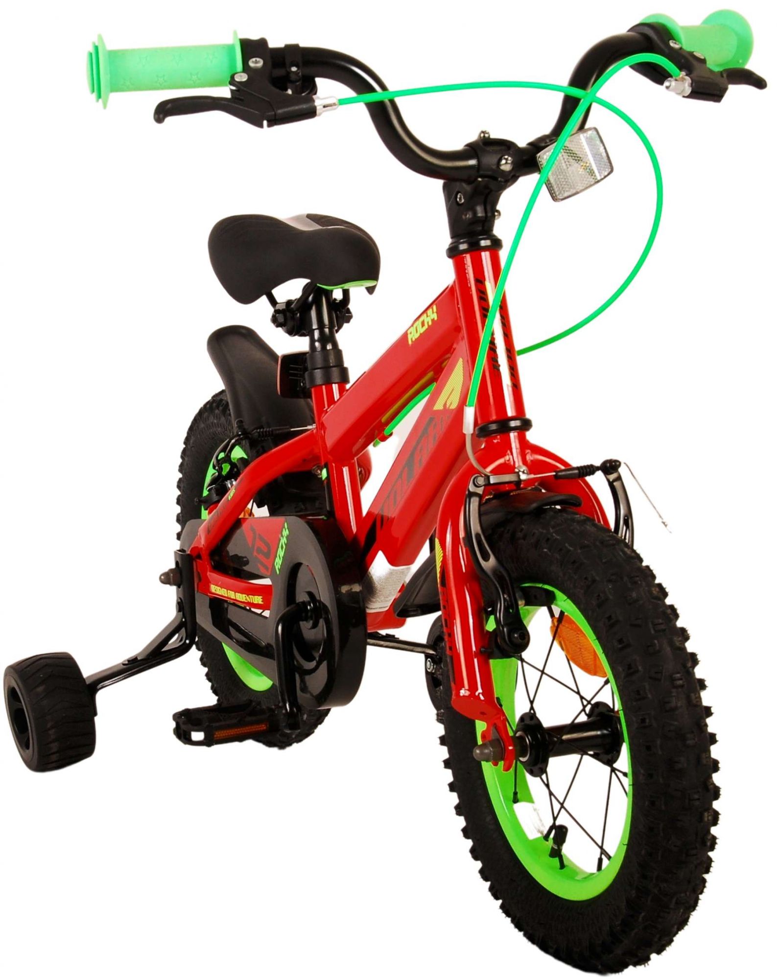 Volare Rocky Kinderfiets - Jongens - 12 inch - Rood 6 Volare Rocky Kinderfiets - Jongens - 12 inch - Rood - Afbeelding 6