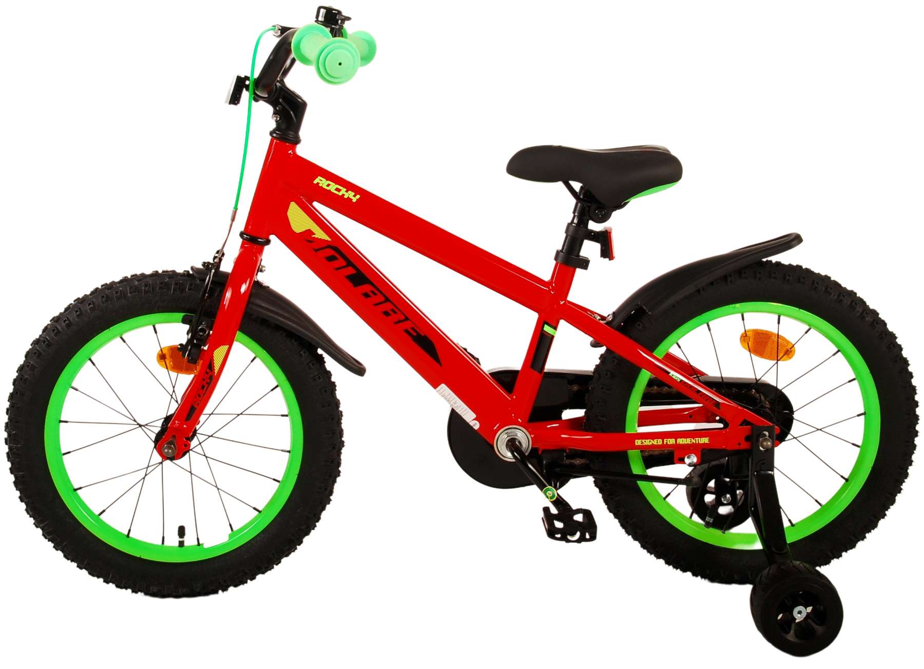 Volare Rocky Kinderfiets - Jongens - 16 inch - Rood 13 Volare Rocky Kinderfiets - Jongens - 16 inch - Rood - Afbeelding 13
