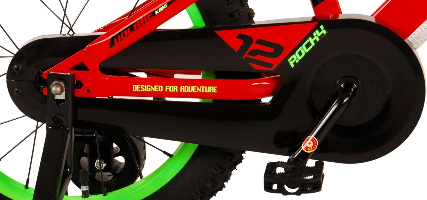 Volare Rocky Kinderfiets - Jongens - 16 inch - Rood 6 Volare Rocky Kinderfiets - Jongens - 16 inch - Rood - Afbeelding 6